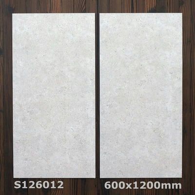 Trendy Design Inside Kitchen Floor Tile Matt Non - slipery Light Color 600x1200mm